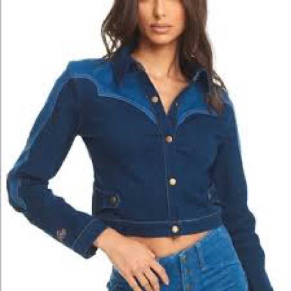 I.AM.GIA Dark Blue Cecilia Jean Jacket🦋